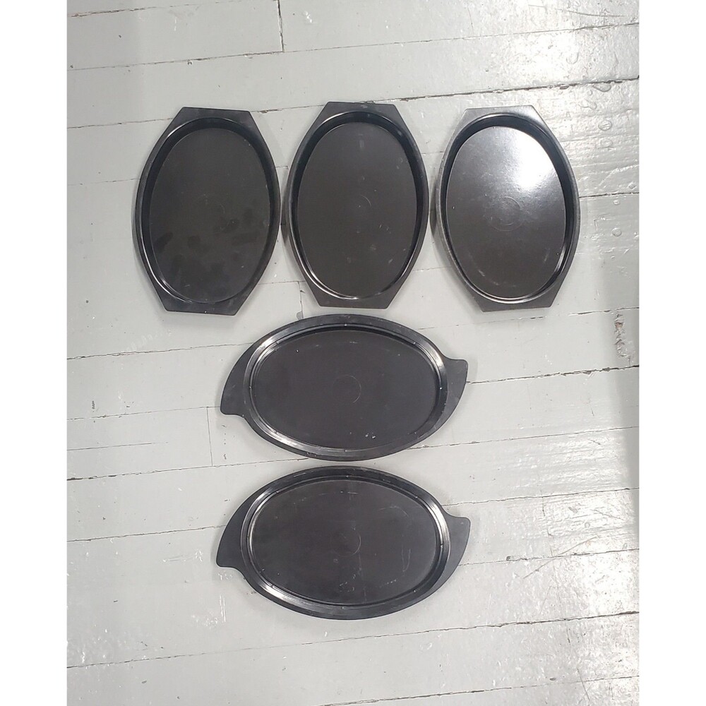 Nordic Ware Fajita Platter HOLDERS ONLY Plastic Set Of 5, 2 Styles USA No Plates